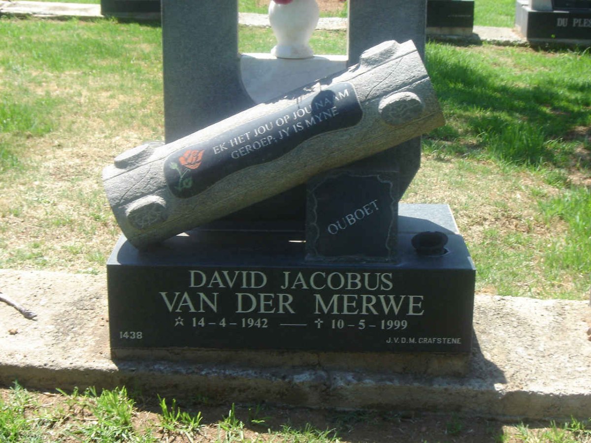 MERWE David Jacobus, van der 1942-1999