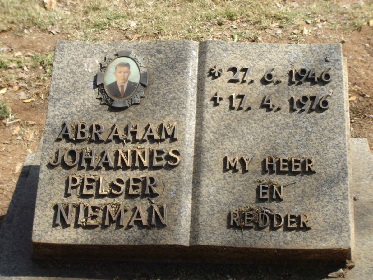NIEMAN Abraham Johannes Pelser 1946-1976