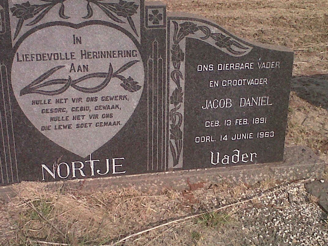 NORTJE Jacob Daniel 1891-1963