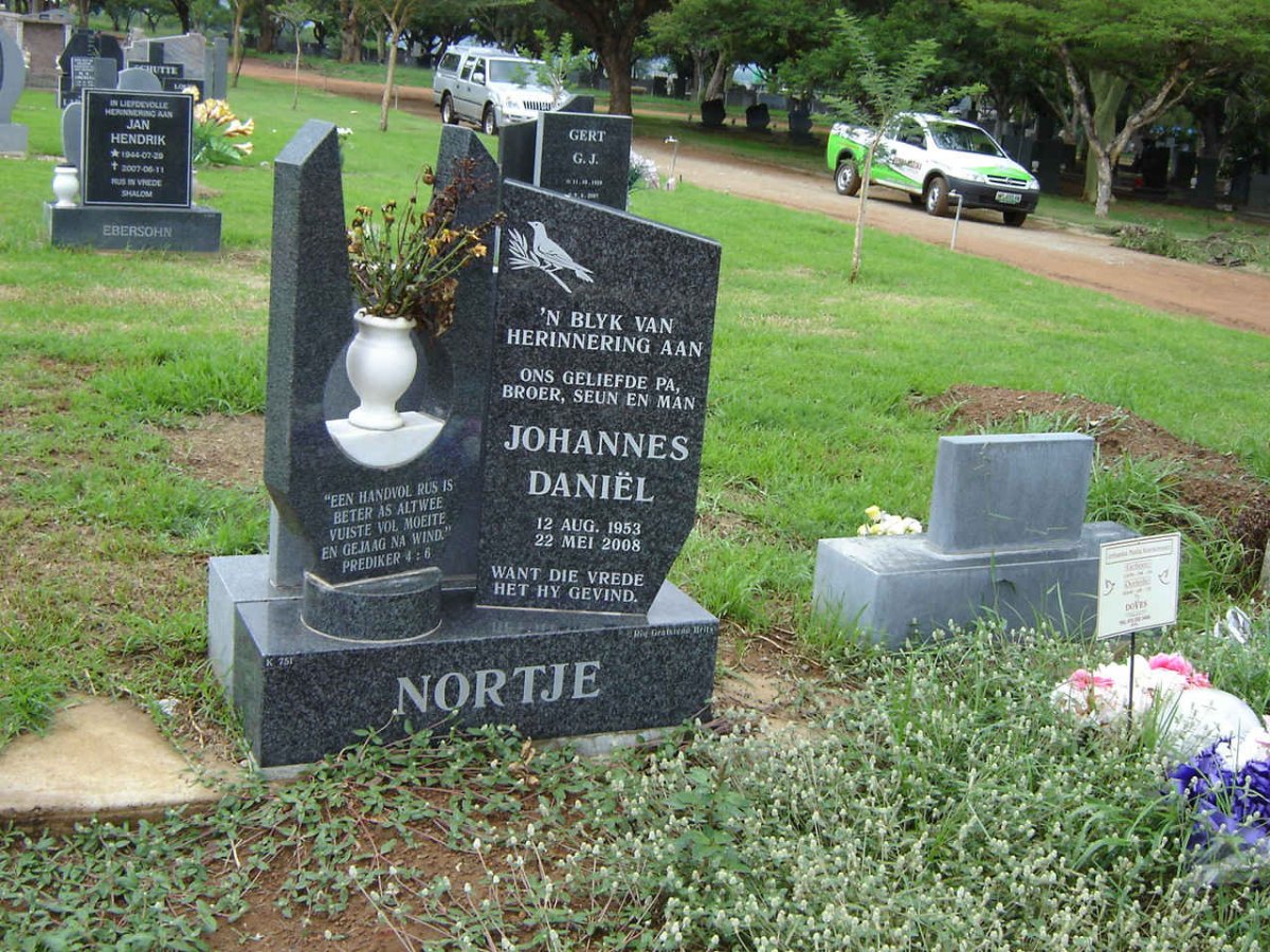 NORTJE Johannes Daniel 1953-2008