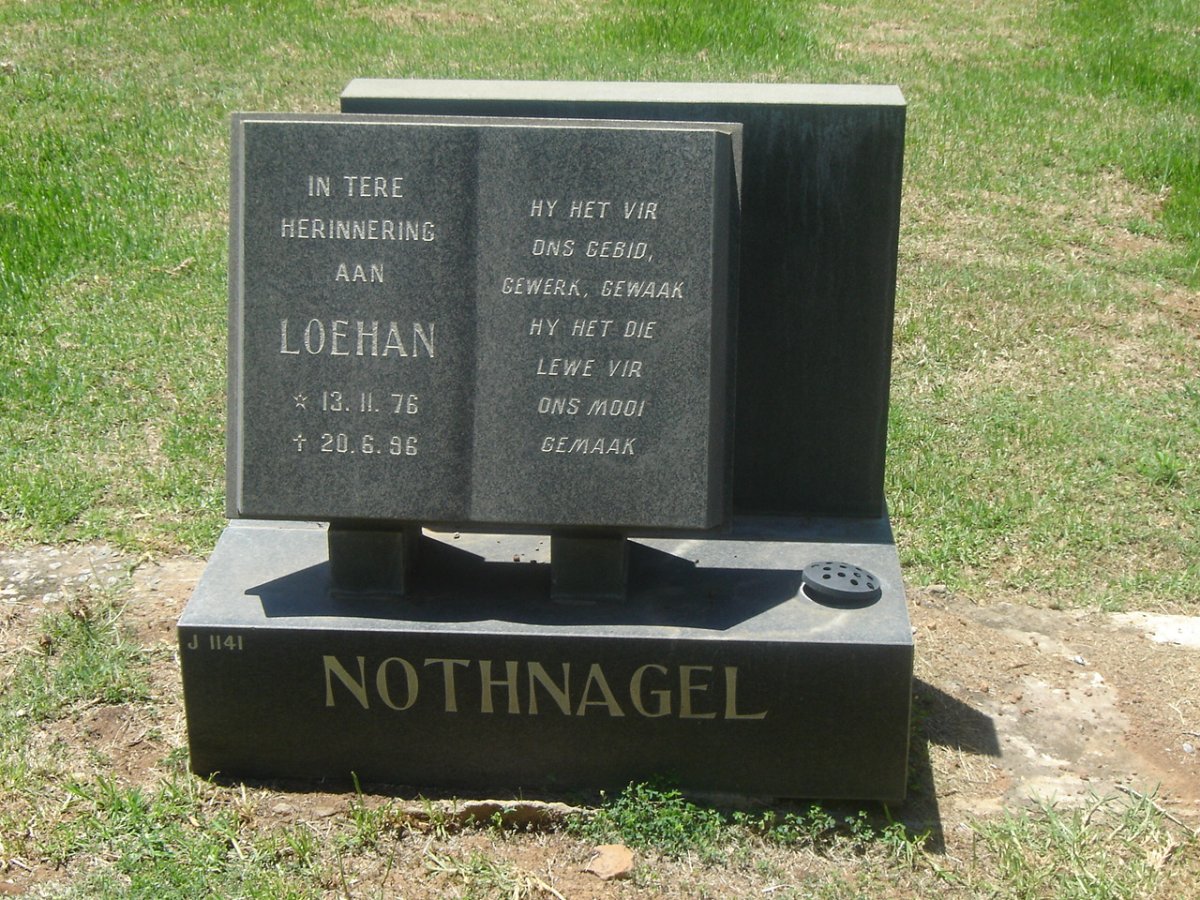 NOTHNAGEL Loehan 1976-1996