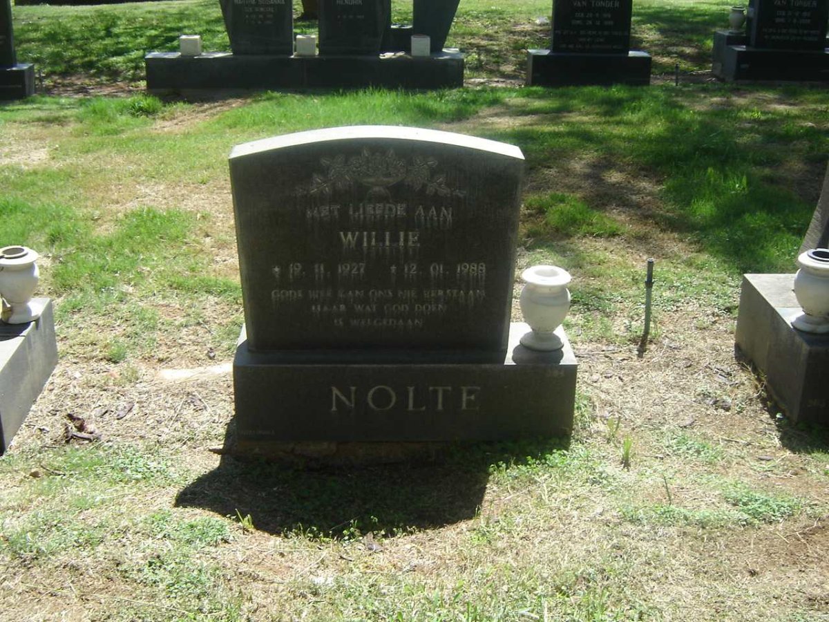 NOLTE Willie 1927-1988