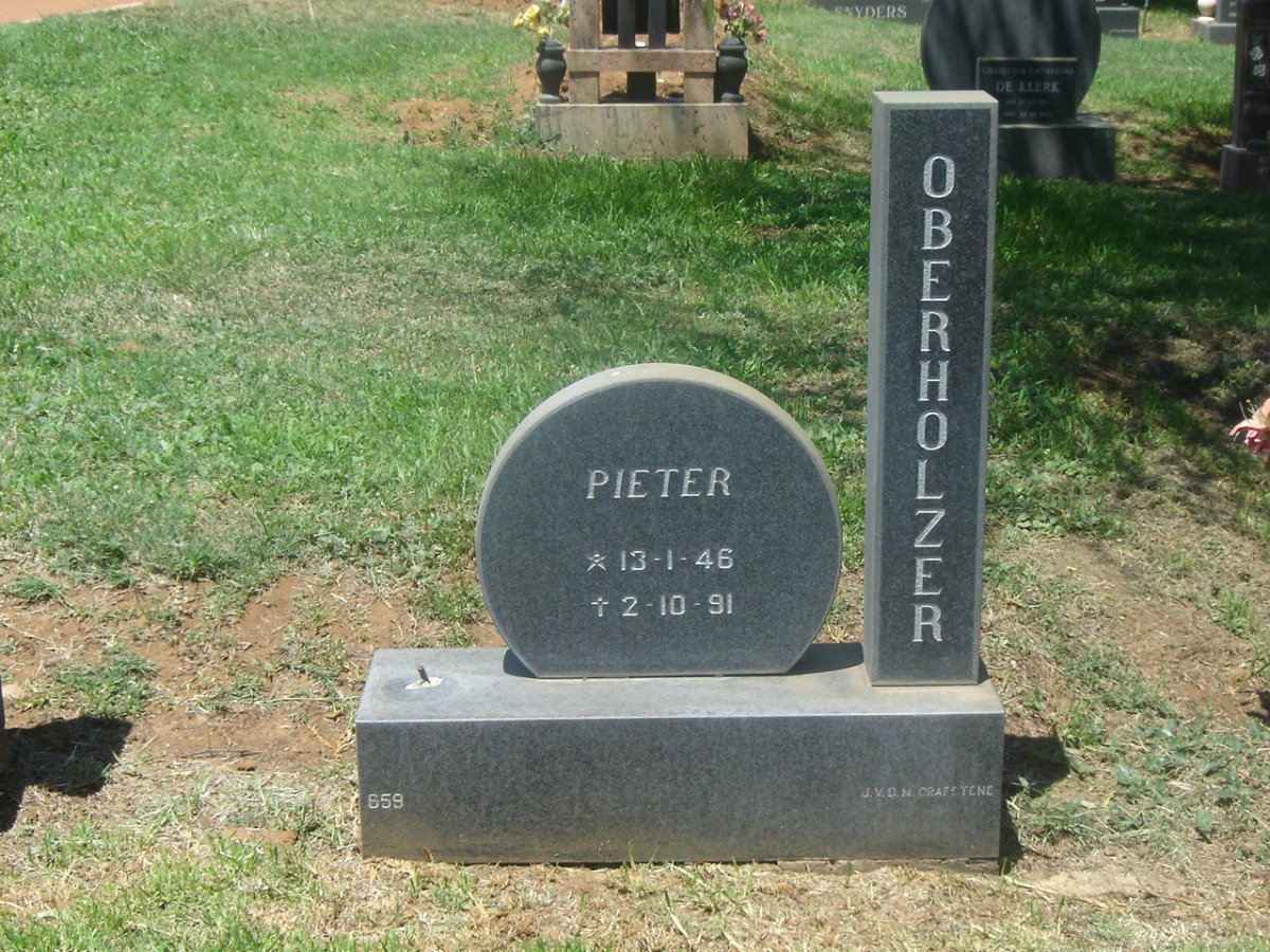 OBERHOLZER Pieter 1946-1991