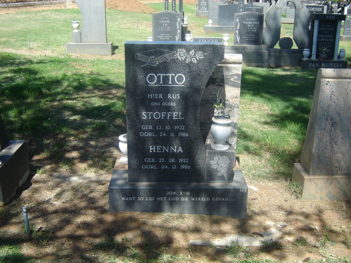 OTTO Stoffel 1922-1986 &amp; Henna 1922-1986