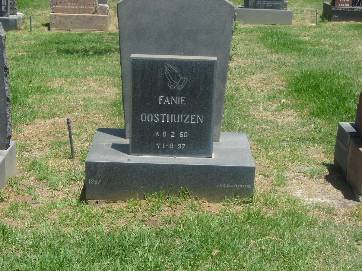 OOSTHUIZEN Fanie 1960-1997