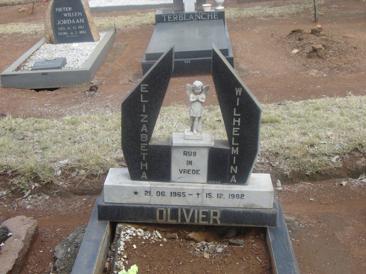 OLIVIER Elizabetha Wilhelmina 1965-1982