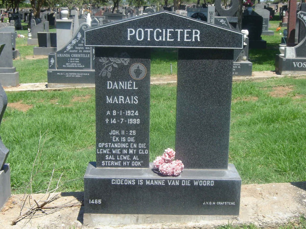 POTGIETER Daniël Marais 1924-1999