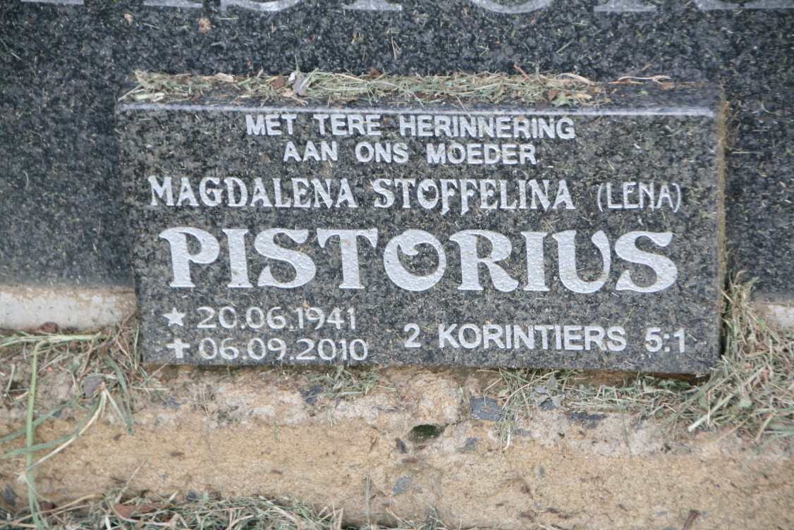 PISTORIUS George Frederik Theodoor 1942-2002 & Magdalena Stoffelina 1941-2010_2
