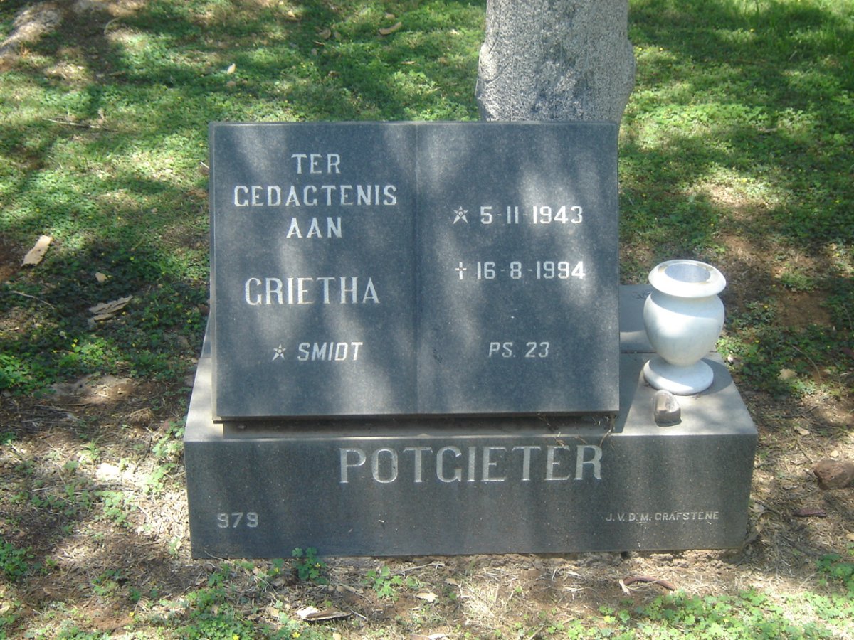 POTGIETER Grietha 1943-1994