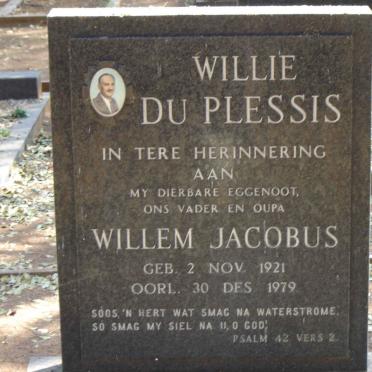 PLESSIS Willem Jacobus, du 1921-1979