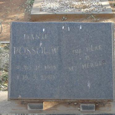 ROSSOUW Danie 1919-1980