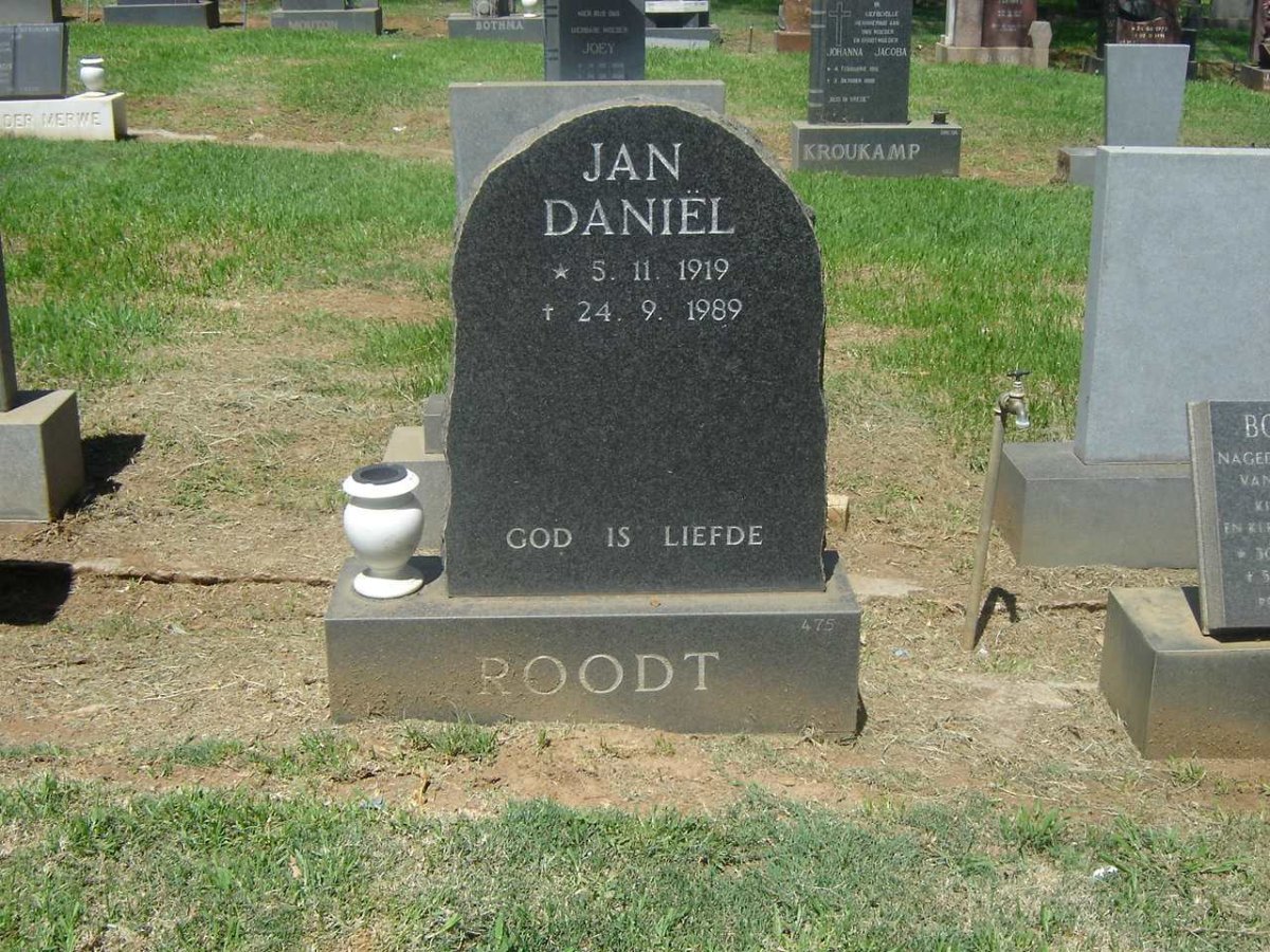 ROODT Jan Daniël 1919-1989