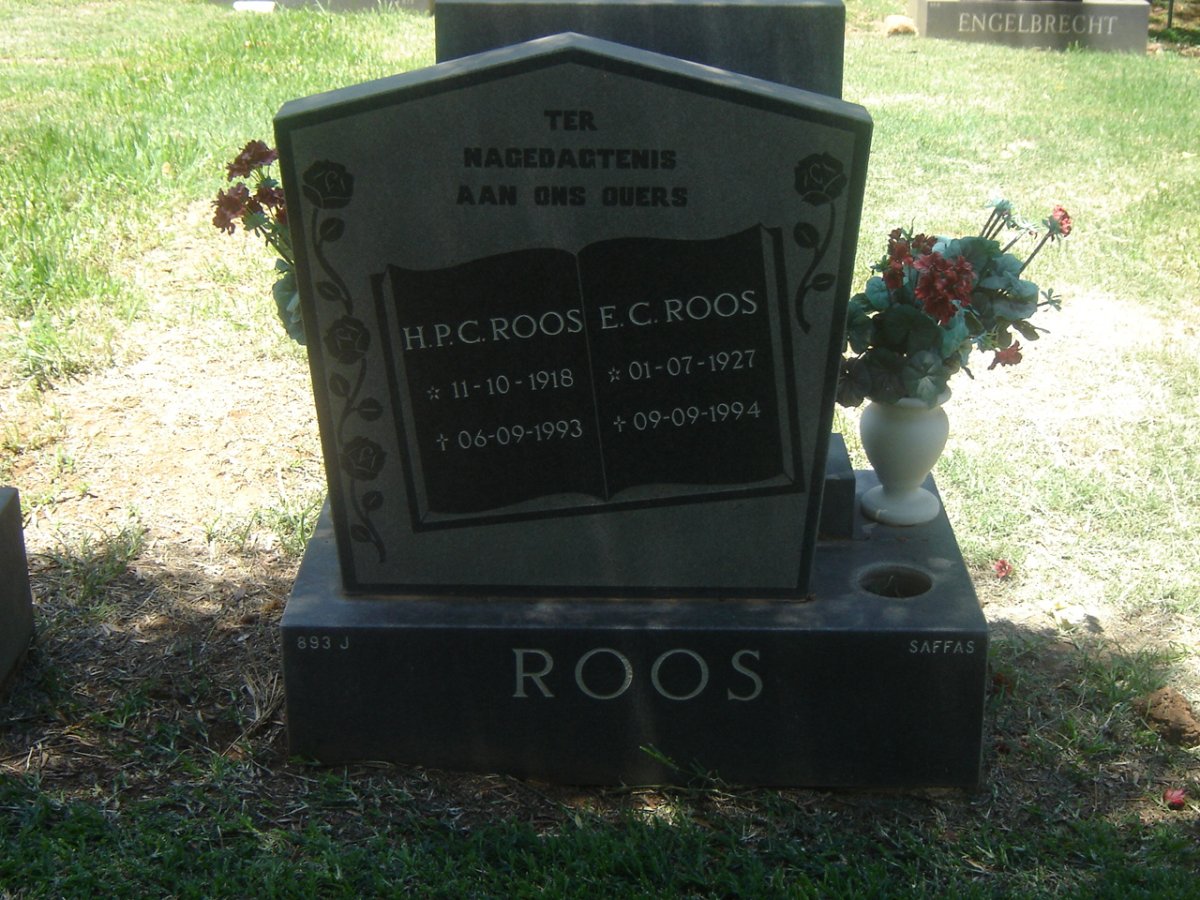 ROOS H.P.C. 1918-1993 &amp; E.C. 1927-1994