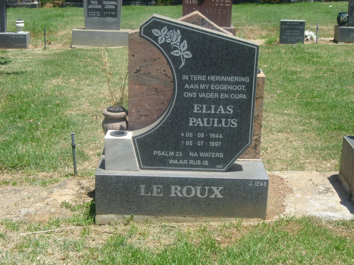 ROUX Elias Paulus, le 1944-1997