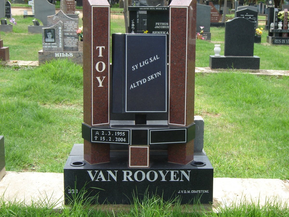 ROOYEN Toy, van 1955-2004