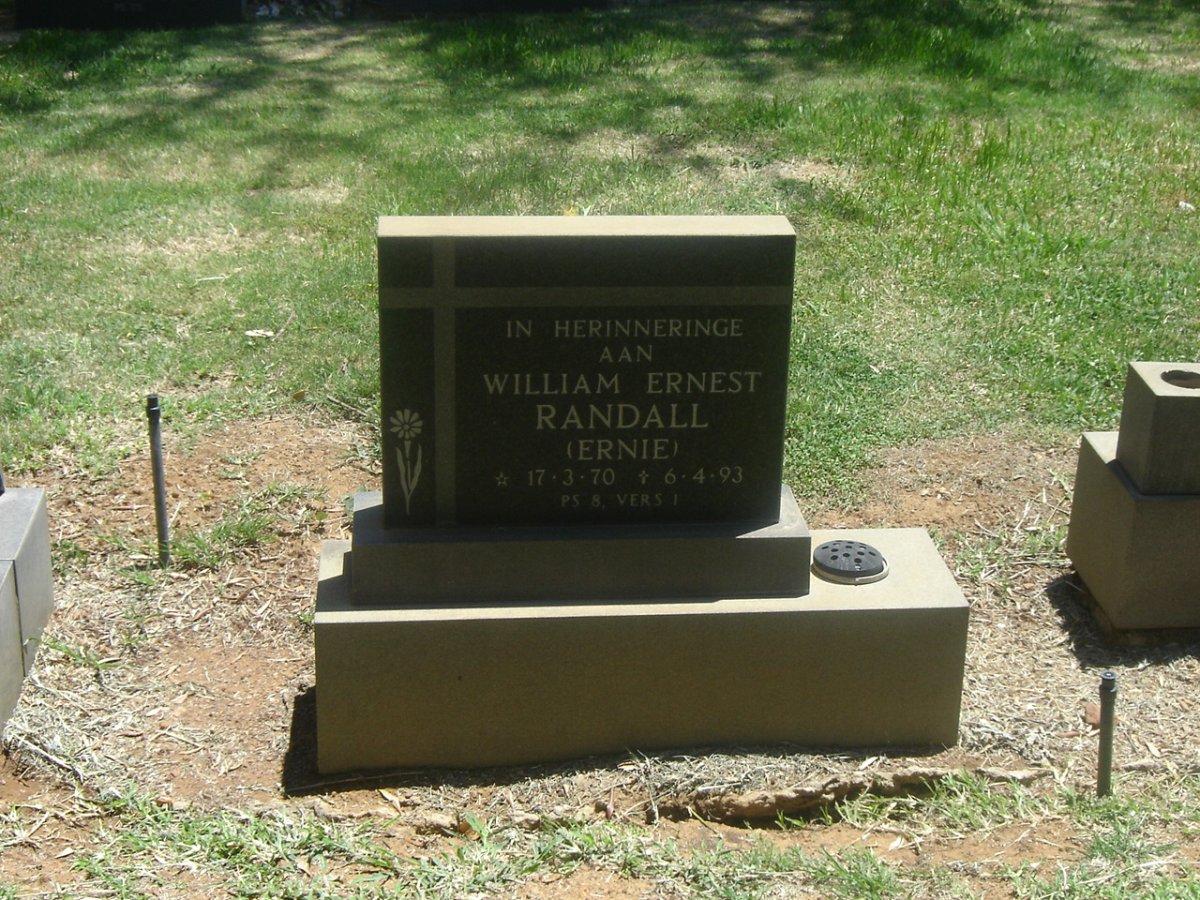 RANDALL William Ernest 1970-1993