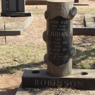 ROBINSON Johan 1955-1976