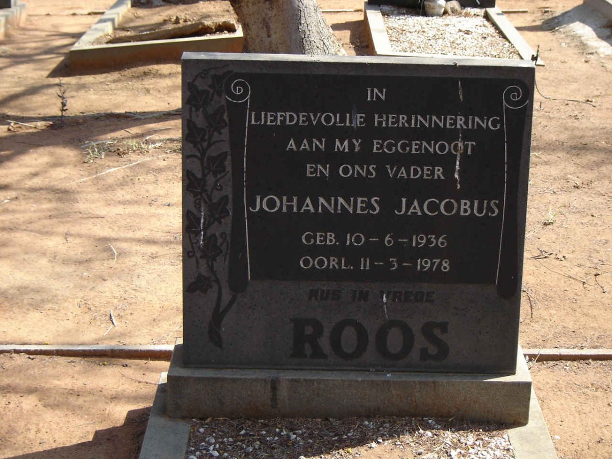 ROOS Johannes Jacobus 1936-1978