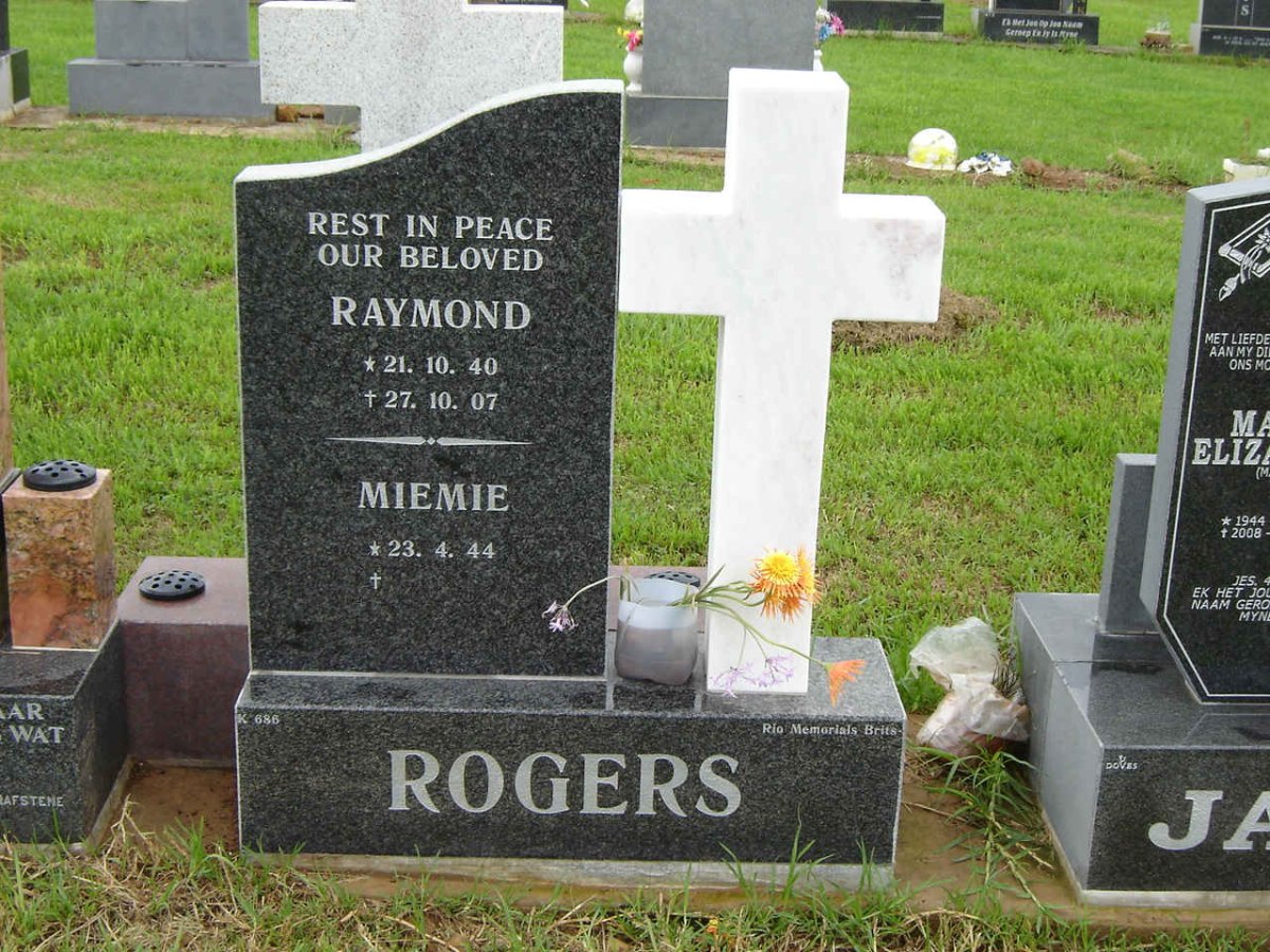 ROGERS Raymond 1940-2007 &amp; Miemie 1944-