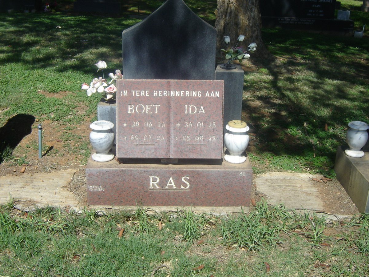 RAS Boet 1938-?? &amp; Ida 1936-1985