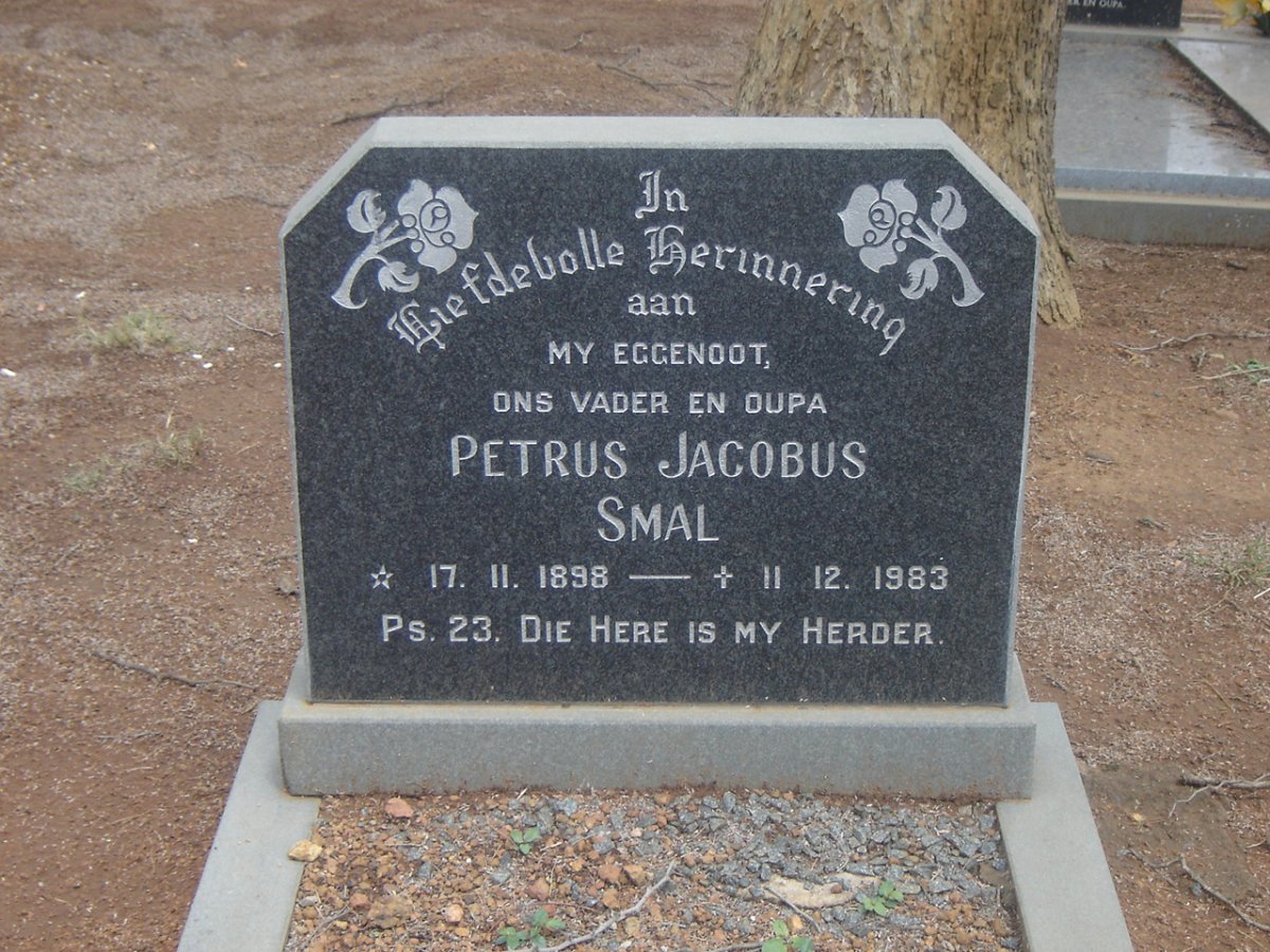 SMAL Petrus Jacobus 1898-1983