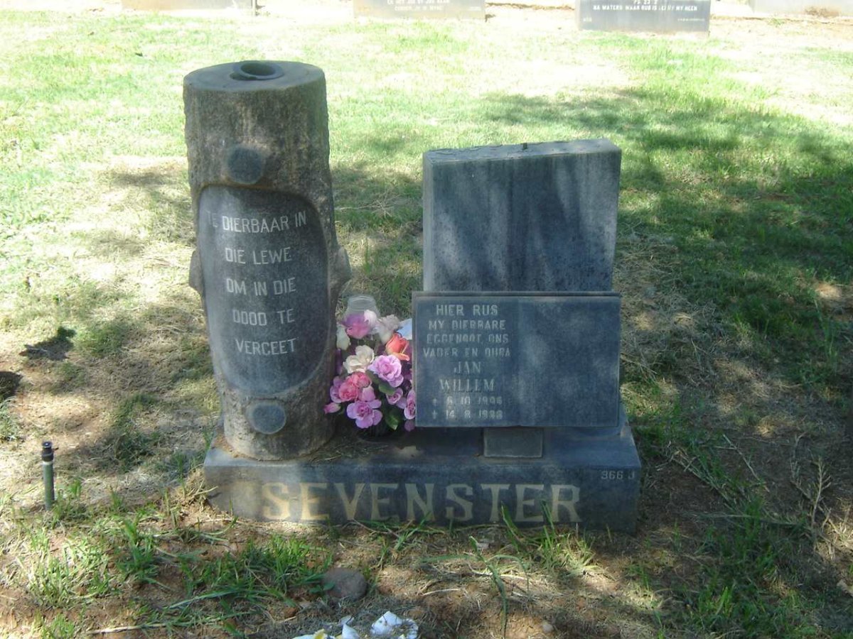 SEVENSTER Jan Willem 1904-19?8