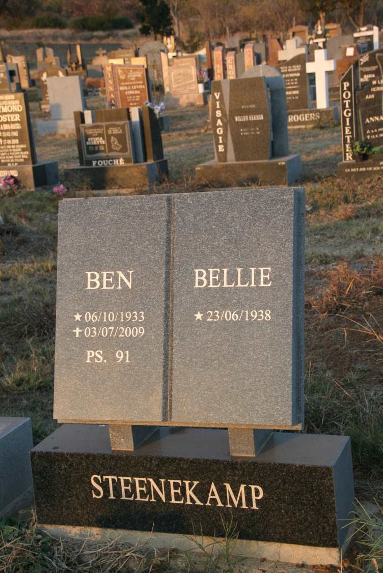 STEENEKAMP Ben 1933-2009 & Bellie 1938-