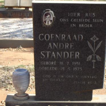 STANDER Coenraad Andre 1951-1975