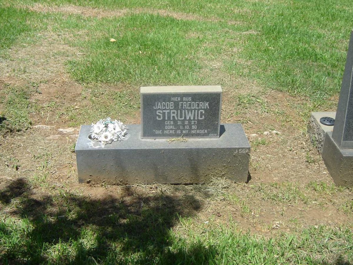 STRUWIG Jacob Frederik 1927-1990