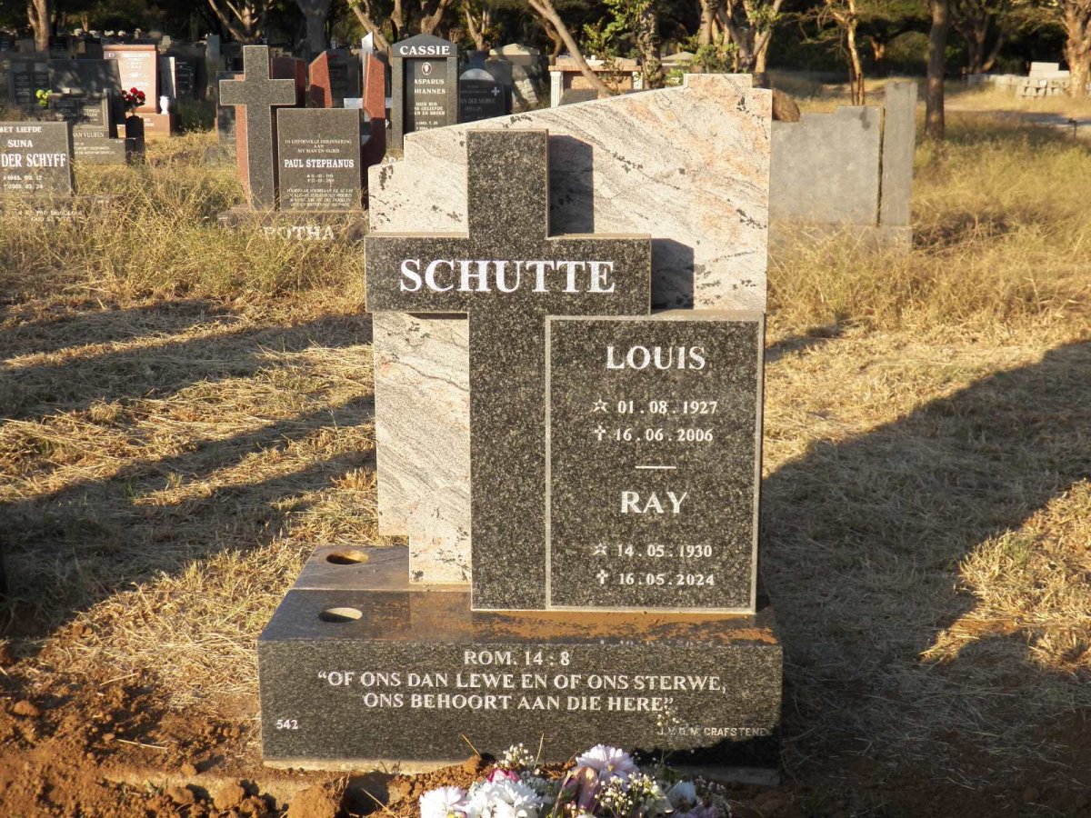 SCHUTTE Louis 1927-2006 & Ray 1930-2024