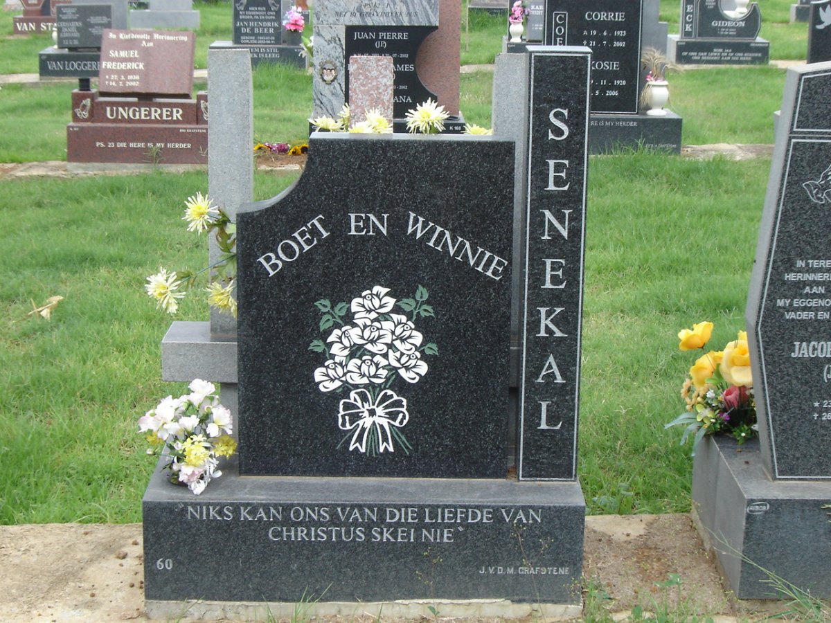 SENEKAL Boet &amp; Winnie