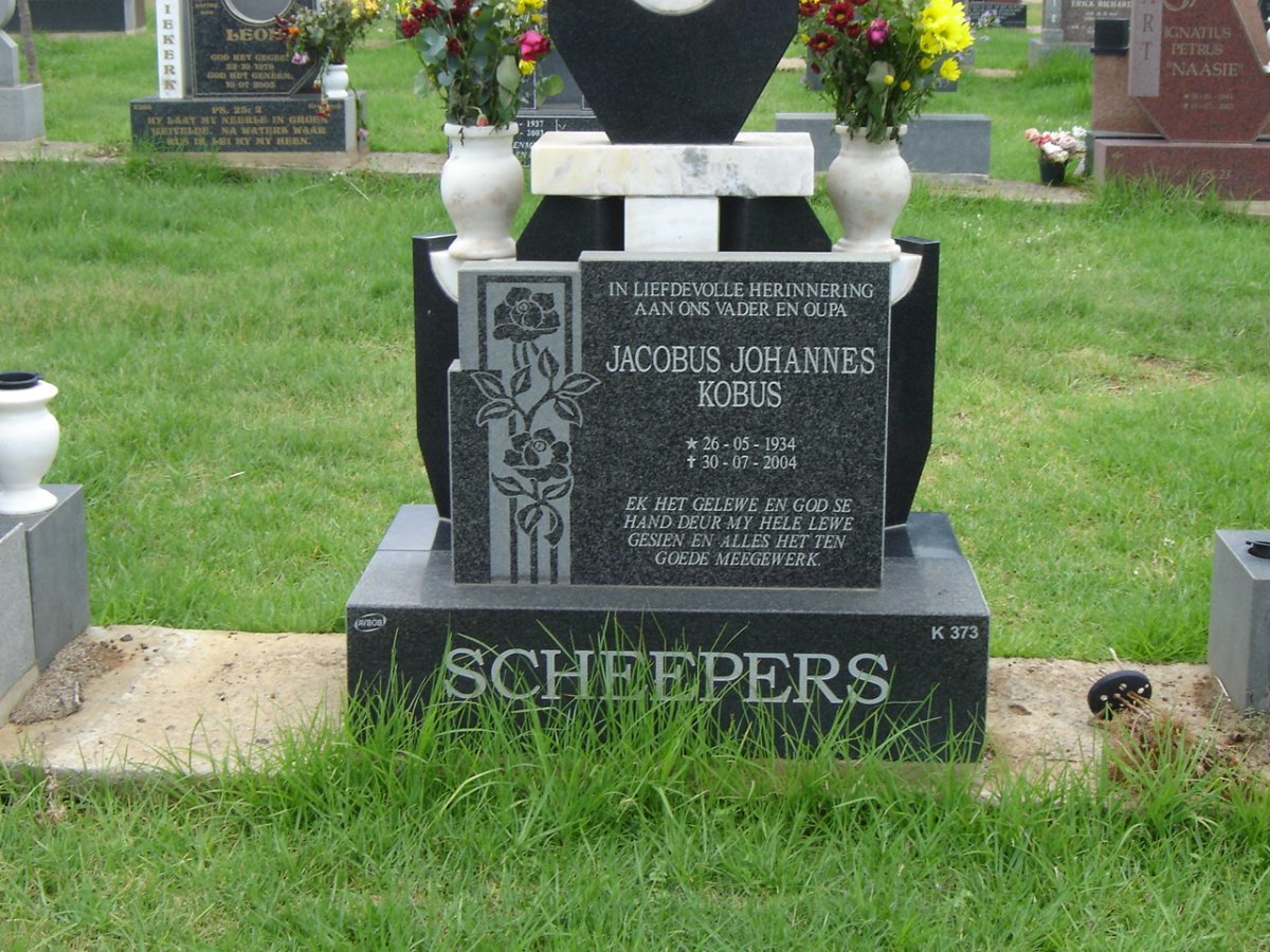 SCHEEPERS Jacobus Johannes 1937-2004