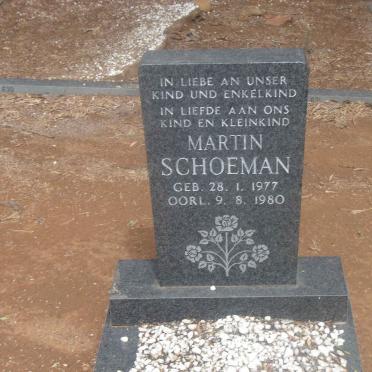 SCHOEMAN Martin 1977-1980