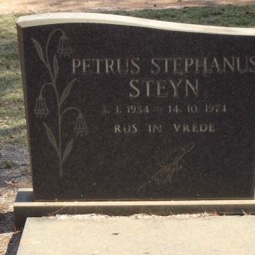 STEYN Petrus Stephanus 1934-1974
