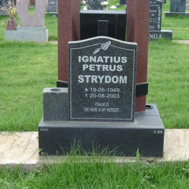 STRYDOM Ignatius Petrus 1949-2003