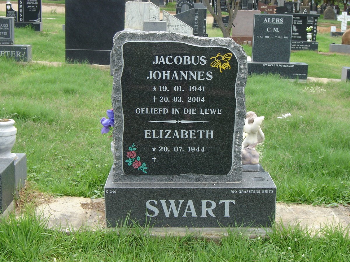SWART Jacobus Johannes 1941-2004 &amp; Elizabeth 1944-