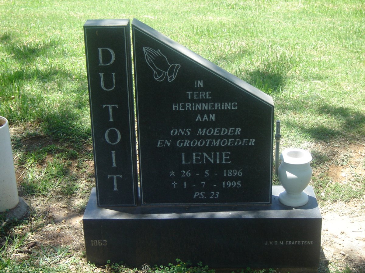 TOIT Lenie, du 1896-1995