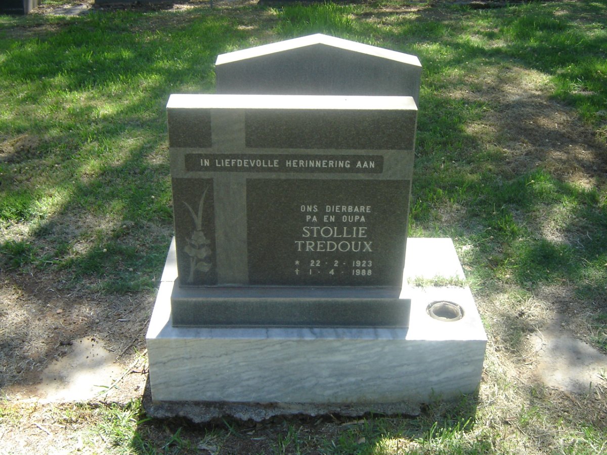 TREDOUX Stollie 1923-1988