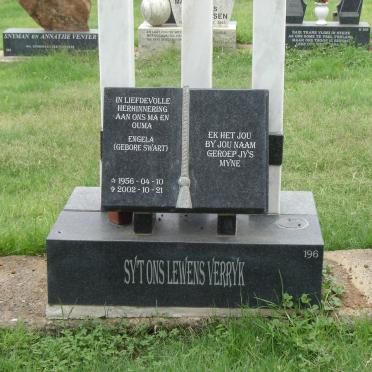 ? Engela nee SWART 1956-2002
