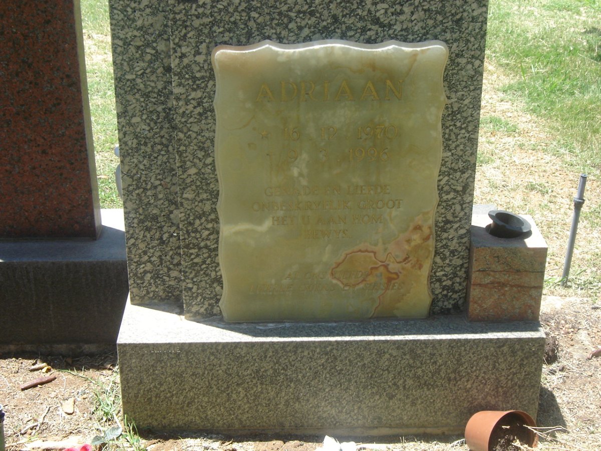 ? Adriaan 1970-1996