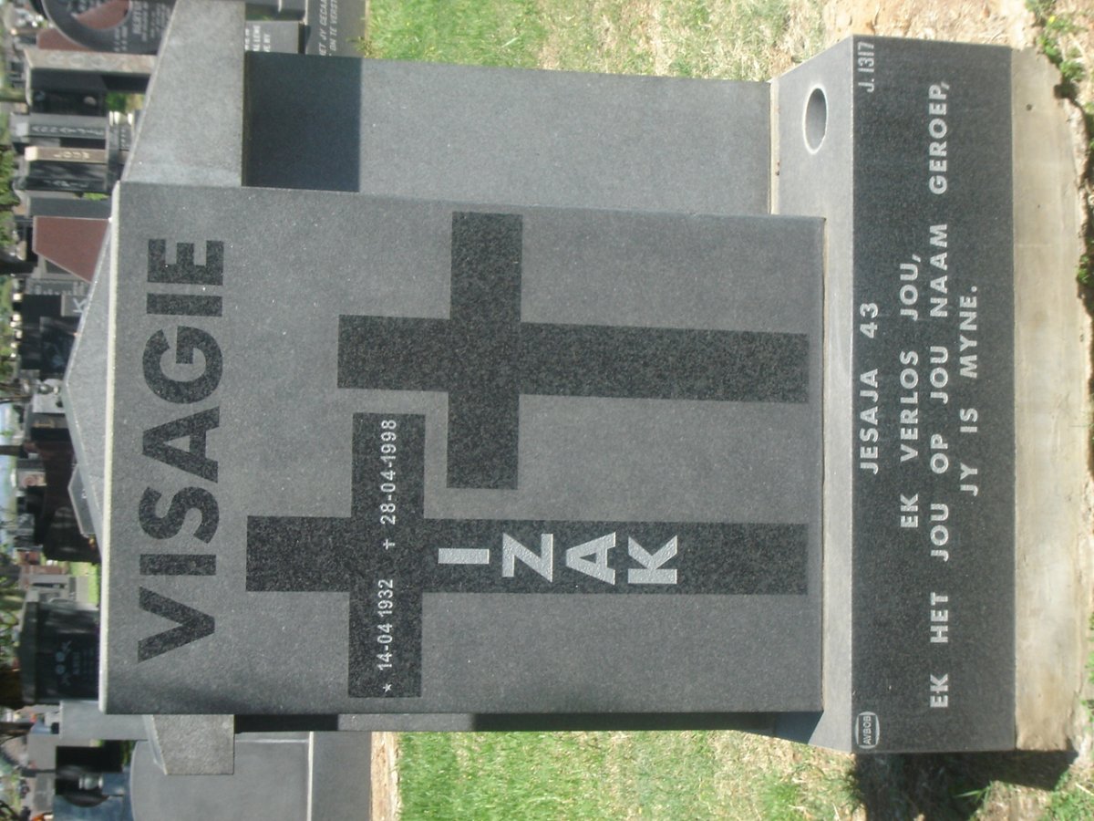 VISAGIE Izak 1932-1998