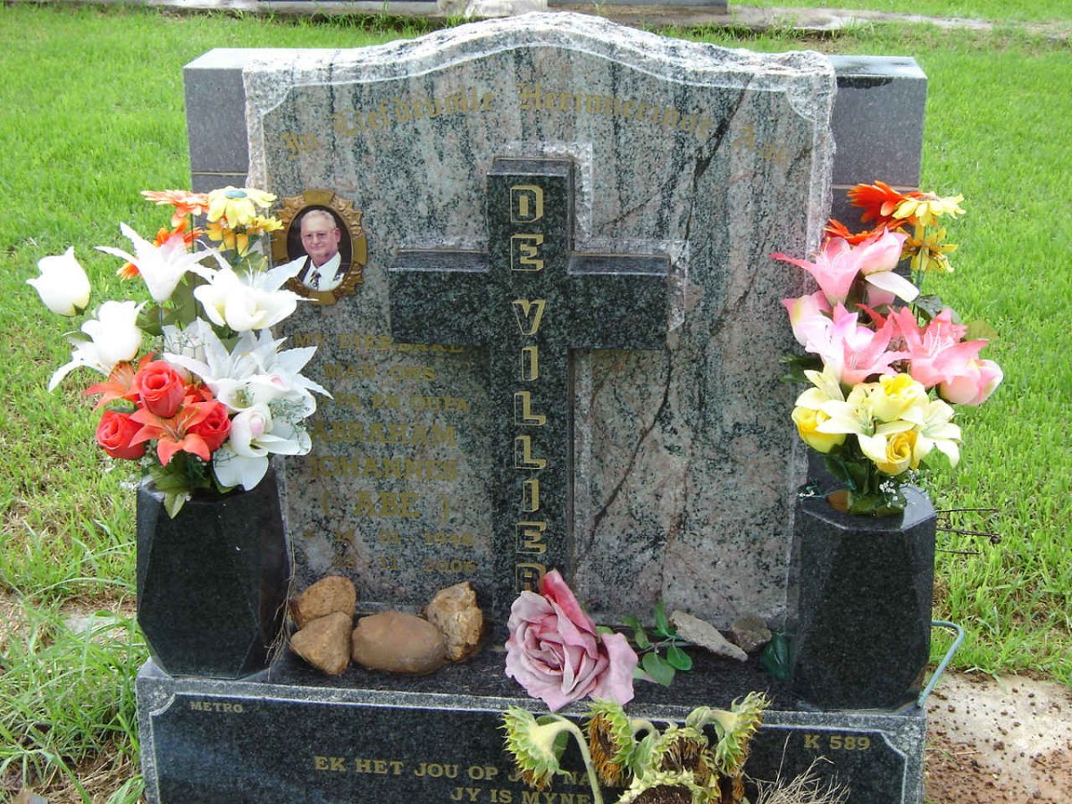 VILLIERS Abraham Johannes, de 1948-2006