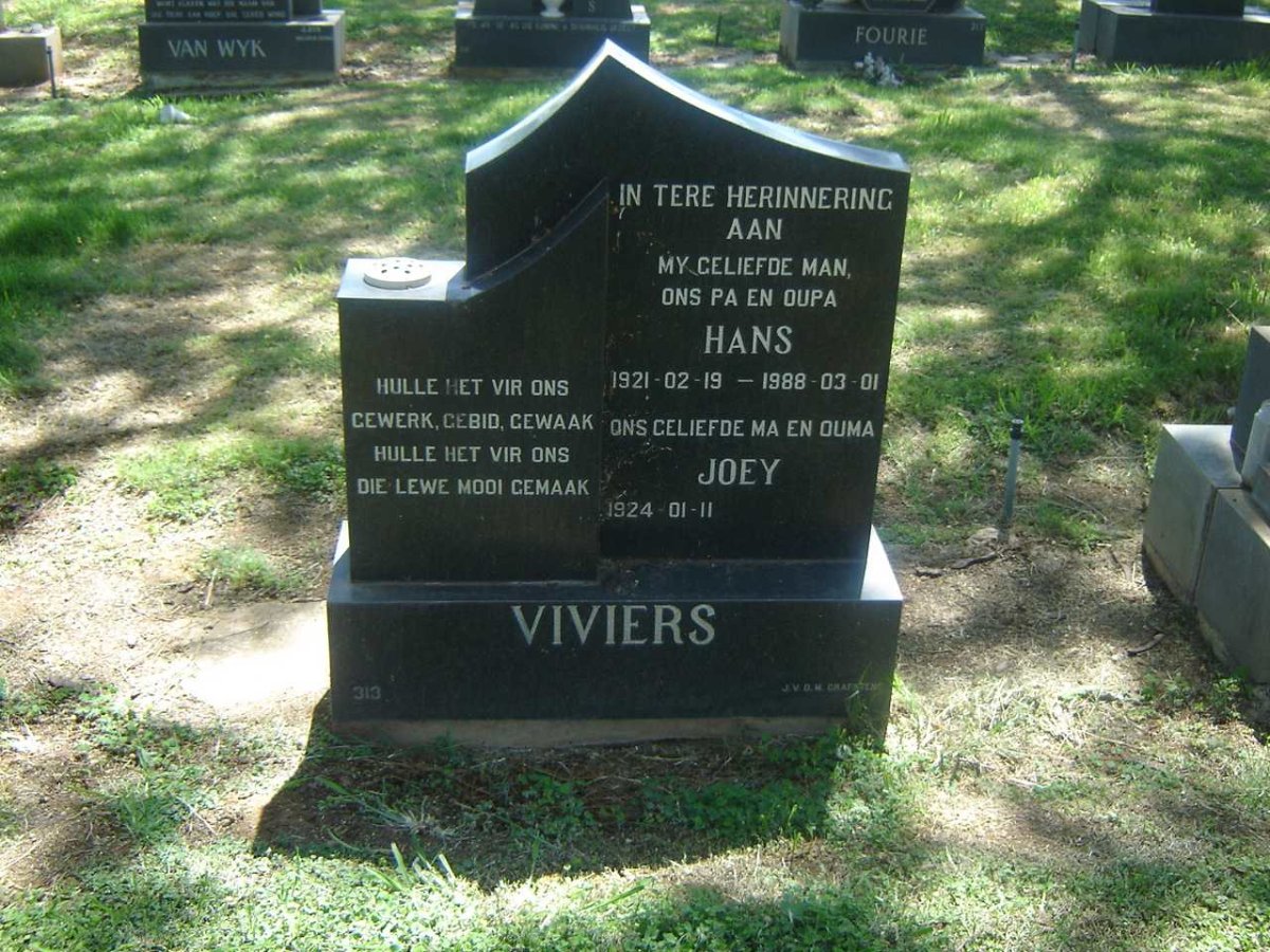 VIVIERS Hans 1921-1988 &amp; Joey 1924-