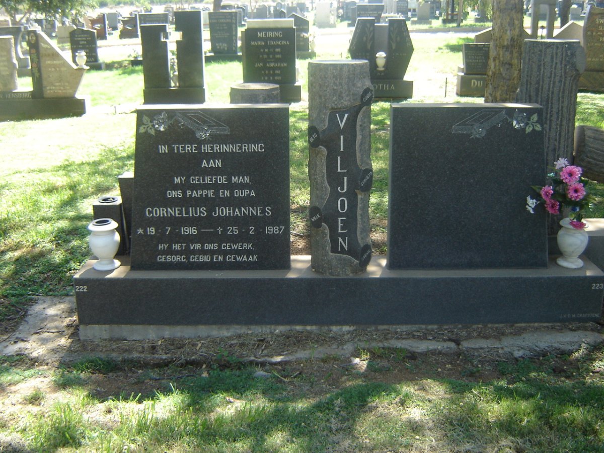 VILJOEN Cornelius Johannes 1916-1987