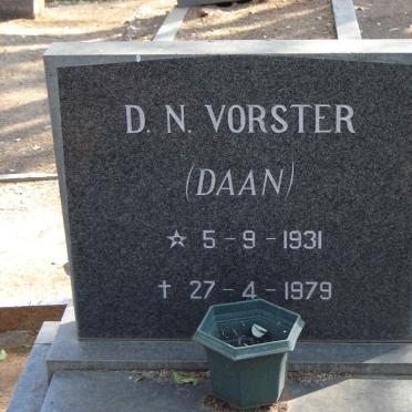 VORSTER D.N. 1931-1979