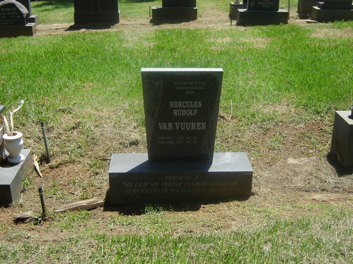 VUUREN Hercules Rudolf, van