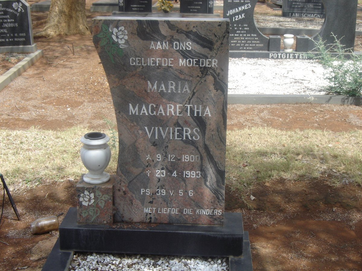 VIVIERS Maria Magaretha 1900-1993