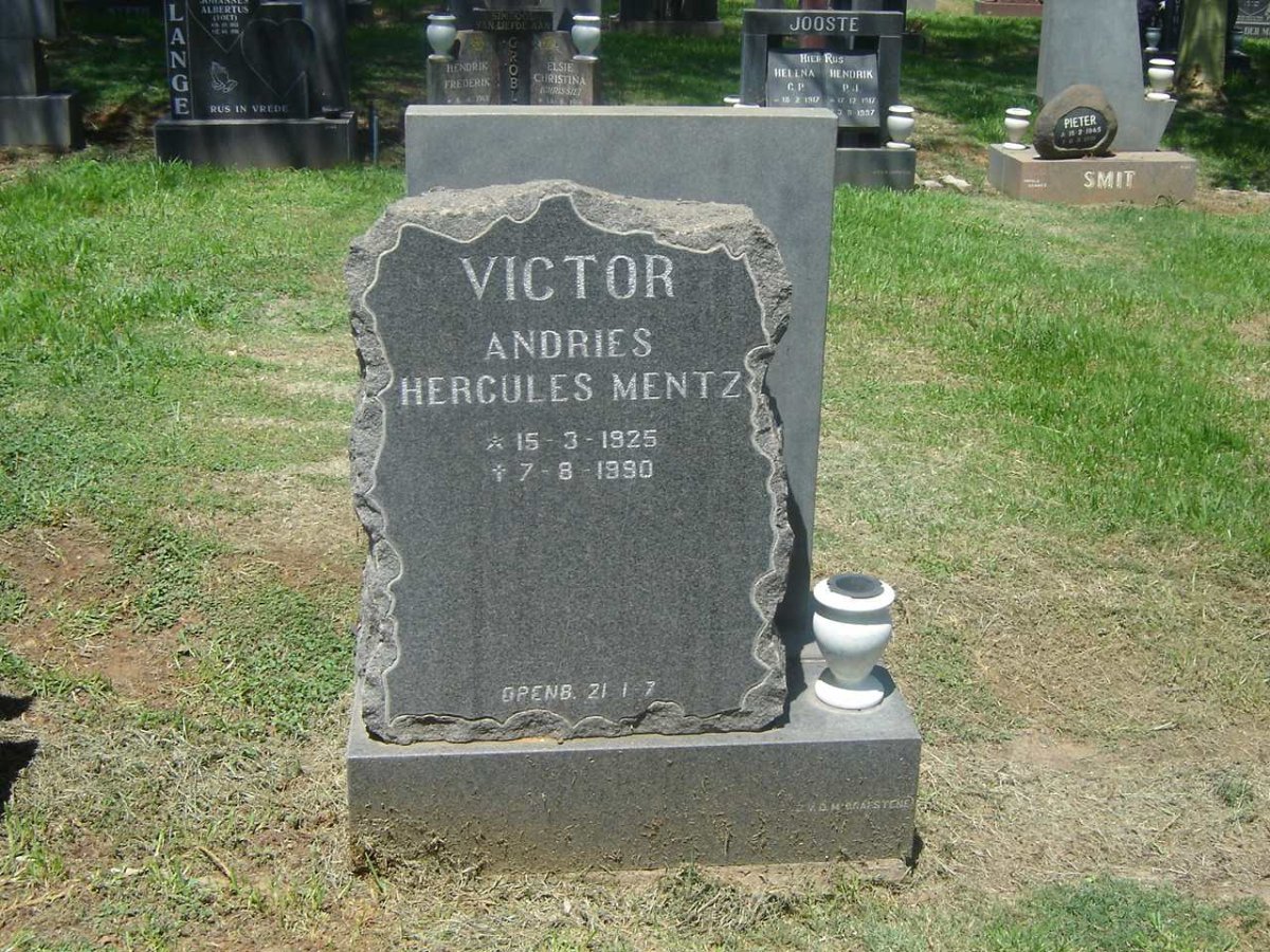VICTOR Andries Hercules Mentz 1925-1990