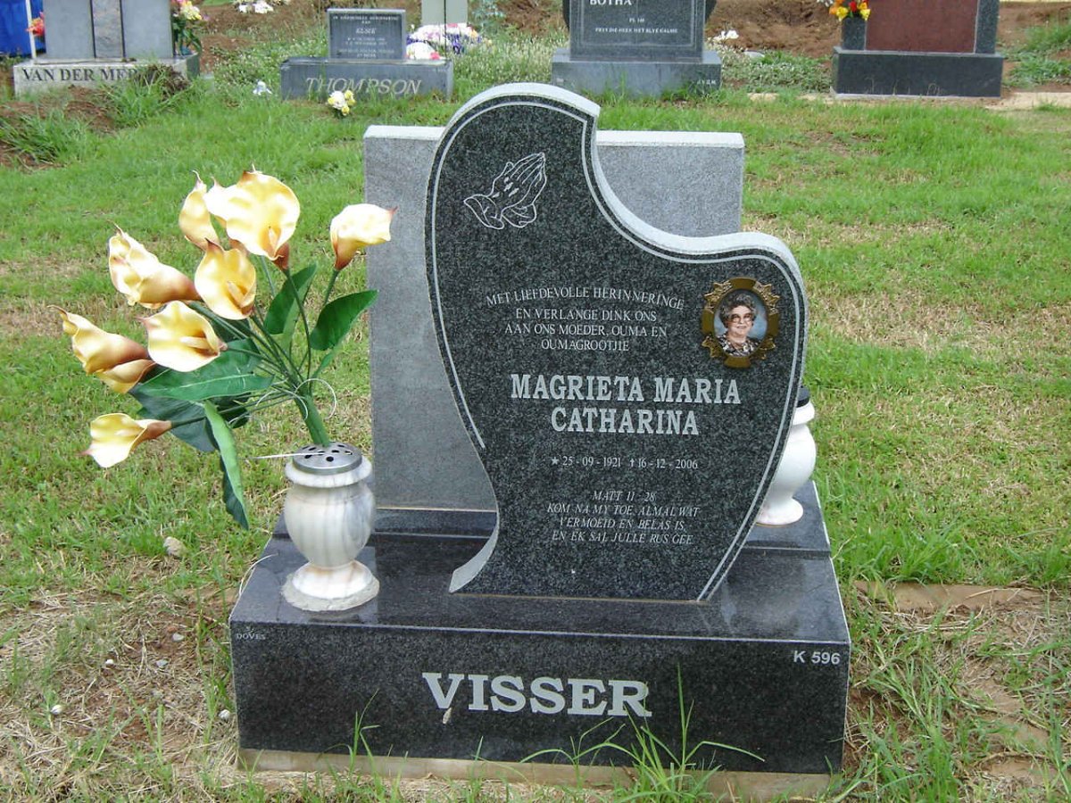 VISSER Magrieta Maria Catharina 1921-2006