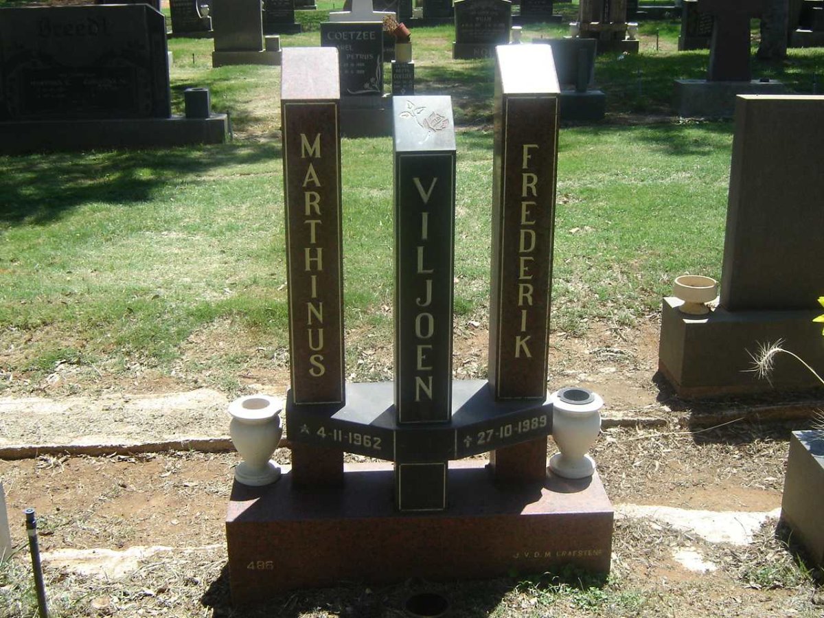VILJOEN Marthinus Frederik 1962-1989